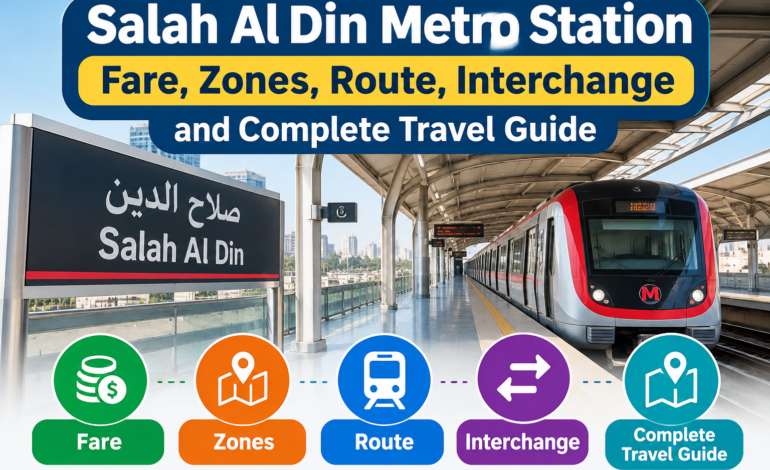 Salah Al Din Metro Station 1: Fare, Zones, Route, Interchange and Complete Travel Guide